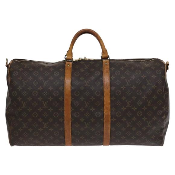 LOUIS VUITTON Monogram Keepall Bandouliere 60 Boston Bag M41412 LV Auth BA128 - Picture 13 of 16